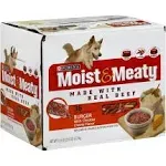 Purina Moist &amp; Meaty Burger With Cheddar Cheese Flavor Dry Soft Dog Food Pouches