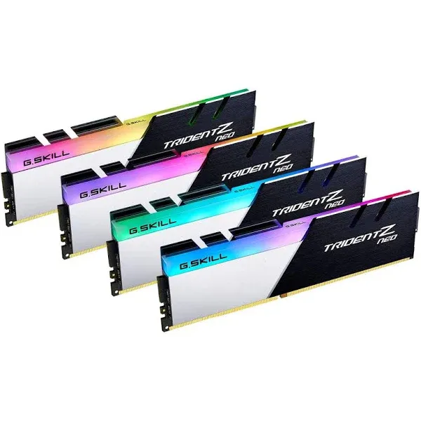 G.SKILL Trident Z Neo Series 128GB (4 x 32GB) DDR4 3200 (PC4 25600) Desktop ...