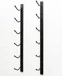 VintageView W Series Wine Rack 2 - Single Depth, Metal 6 Bottles, Satin Black 