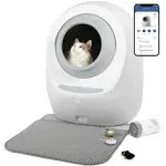 Casa Leo Leo's Loo Too Covered Self-Cleaning Automatic Litter Box Bundle, Green