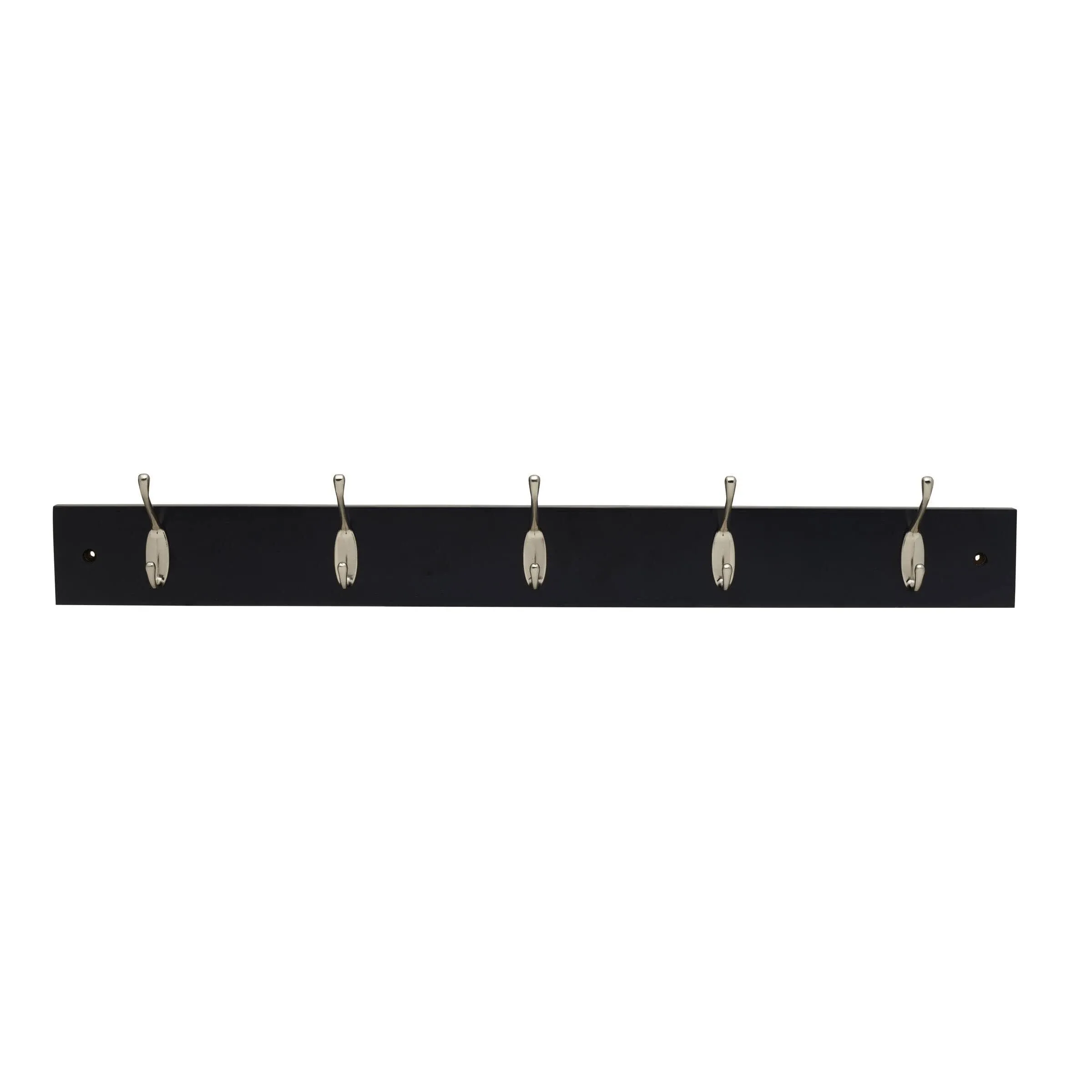 Melannco Wall Mounted Classic Coat Rack for Entry Way, Bathroom, Bedroom, Laundry ...