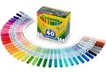 Crayola Ultra-Clean Washable Broad Line Markers (40)