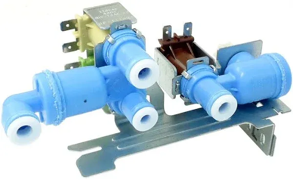 ClimaTek Upgraded Water Inlet Valve fits Kenmore Frigidaire 242252702 AP5671757 240321801 241734301 K-76150 WV2702