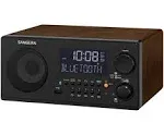 Sangean Wr-22wl FM-RBDS/AM/USB/Bluetooth Digital Receiver Walnut