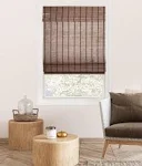 Chicology Cordless Bamboo Light-Filtering Roman Shades