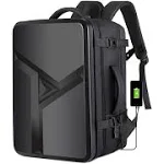 Hard Shell Laptop Backpack for Men,35L Expandable Business Travel Backpacks,Large Waterproof Computer Bag fit 17 Inch Gaming Bag with USB Port & Wet Pocket