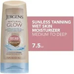 2× Jergens Natural Glow Sunless Tanning In-shower Body Lotion, Fair Medium Skin