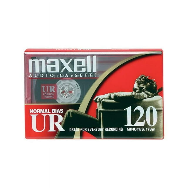 Maxell Blank Tapes Audio Cassette Normal Bias UR 60 Minutes Per Side 8 Pack NEW!