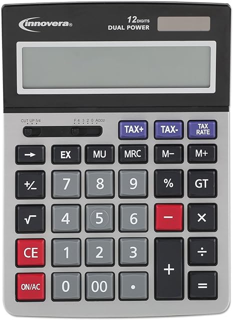 Innovera 15975 15975 Large Digit Commercial Calculator 12-Digit LCD