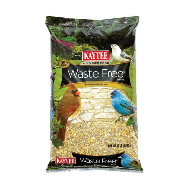 Kaytee Waste Free Wild Bird Food - 10 lb bag