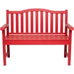 Shine Company Belfort Garden Bench, Natural