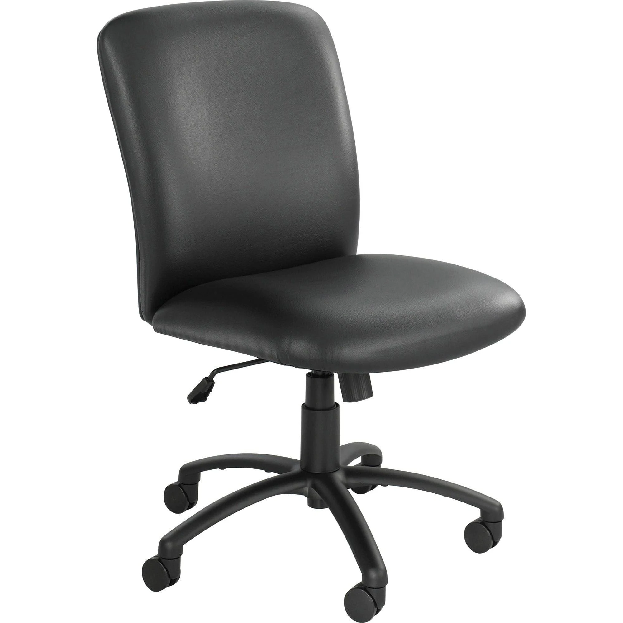 Safco PRODUCTS 3490BV Uber Series Big amp; Tall Swivel/Tilt High Back Chair, Vinyl, Black