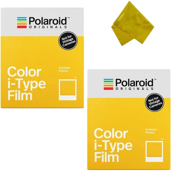 2-Pack Originals Instant Color I-Type Film White Frame