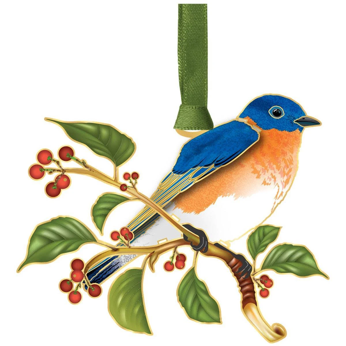 62777 Bluebird in Nature Ornament