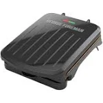 George Foreman Space-Saving Nonstick Compact Tough Fast Electric Indoor Grill