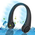 Personal Cooling Portable Neck Fans - USB Rechargeable,3<wbr/>60 Free Rotation &amp; Lo...