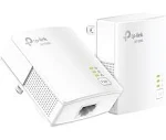 TP-Link Powerline Ethernet Adapter Starter Kit - AV1000 Gigabit Port, Plug&Play, Ethernet Over Power, Nano Size, Ideal for Smart TV, Online Gaming, Wired Connection Only (TL-PA7017 KIT)