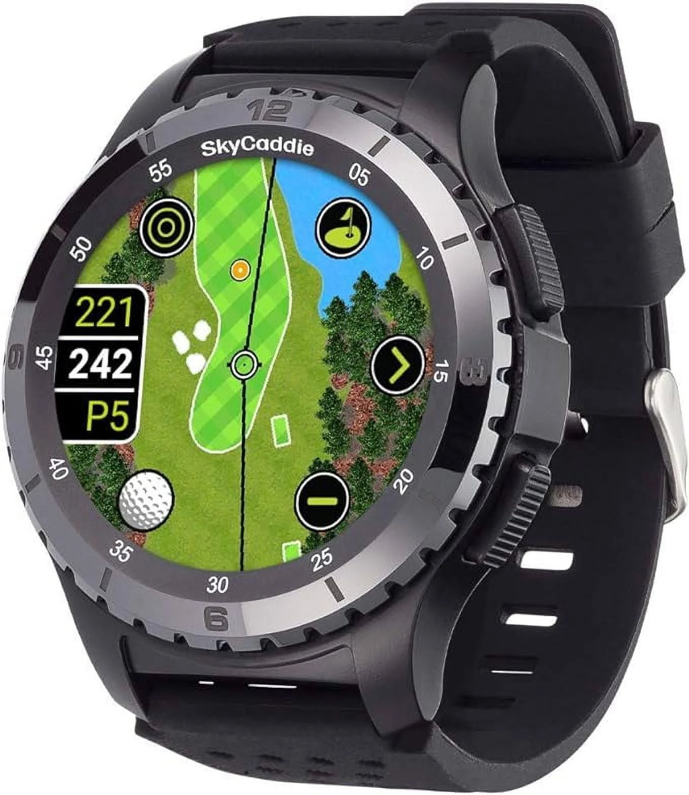 SkyCaddie LX5C Ceramic Bezel Golf GPS Watch