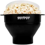 Hotpop Microwave Popcorn Popper | Collapsible Silicone Popcorn Maker | BPA-Free | Color: Transparent Fresh Mint