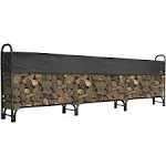 ShelterLogic 8 ft. Heavy Duty Firewood Rack with Cover