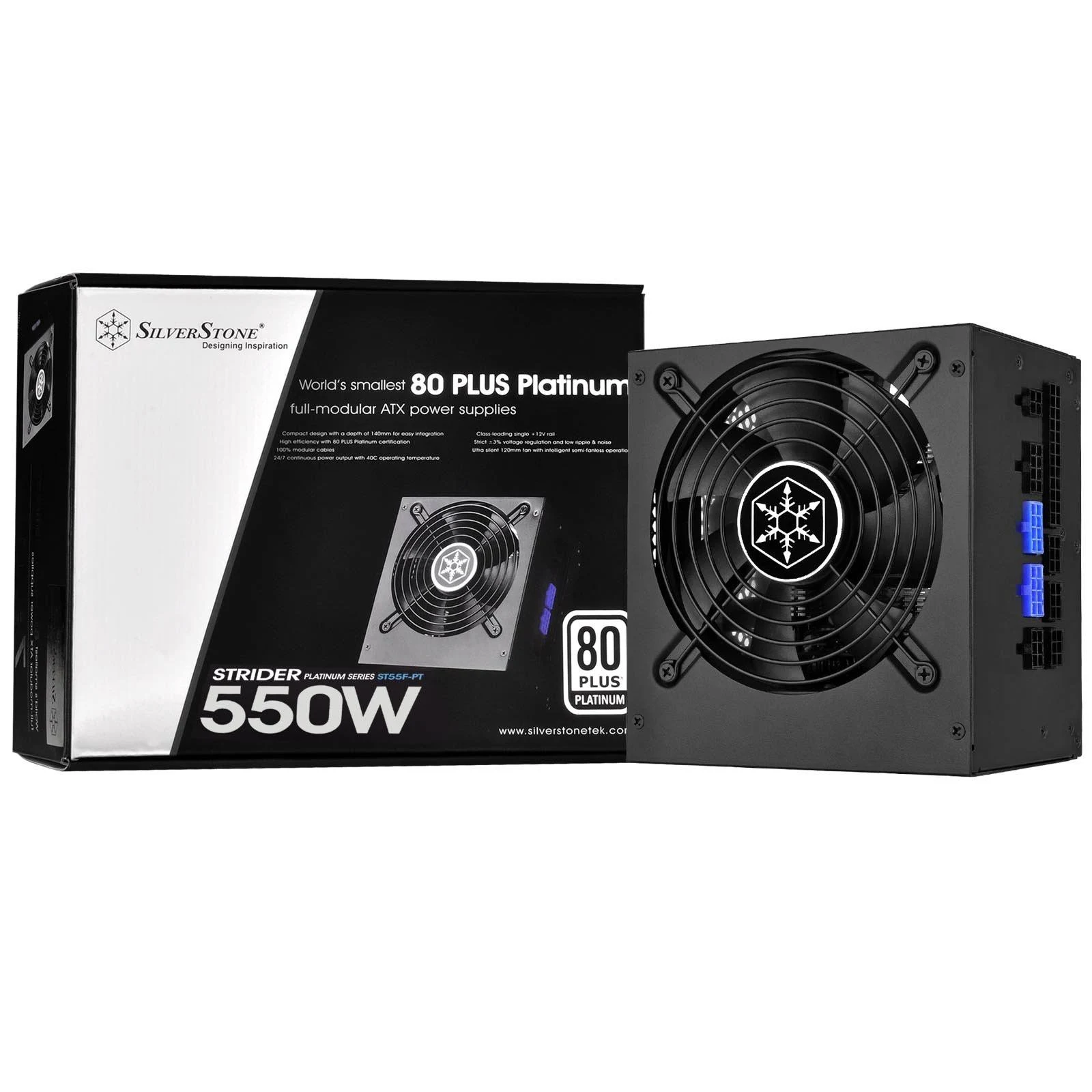 Silverstone Technology Strider Series Fully Modular 600W ATX Power Supply