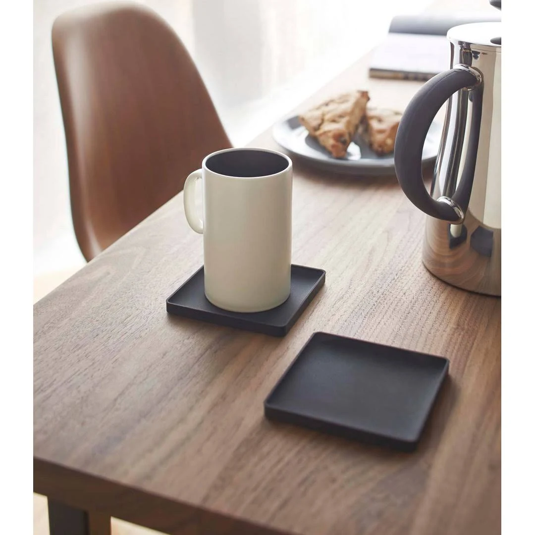 Coasters (Set of 6), Silicone, Round, Dishwasher Safe, No Assembly Req.