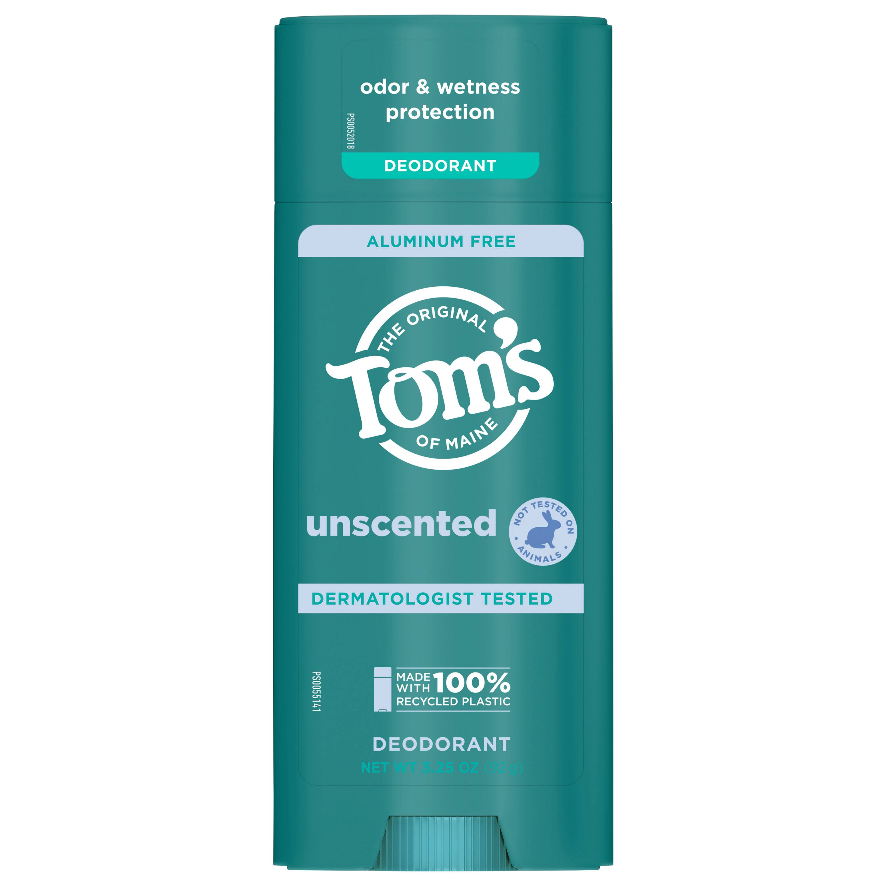 Tom's of Maine Aluminum Free Deodorant - Unscented 3.25 oz