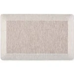 Martha Stewart Mira Modern Heathered Anti-Fatigue Air-Infused Kitchen Mat, Grey, 19.6"x32"