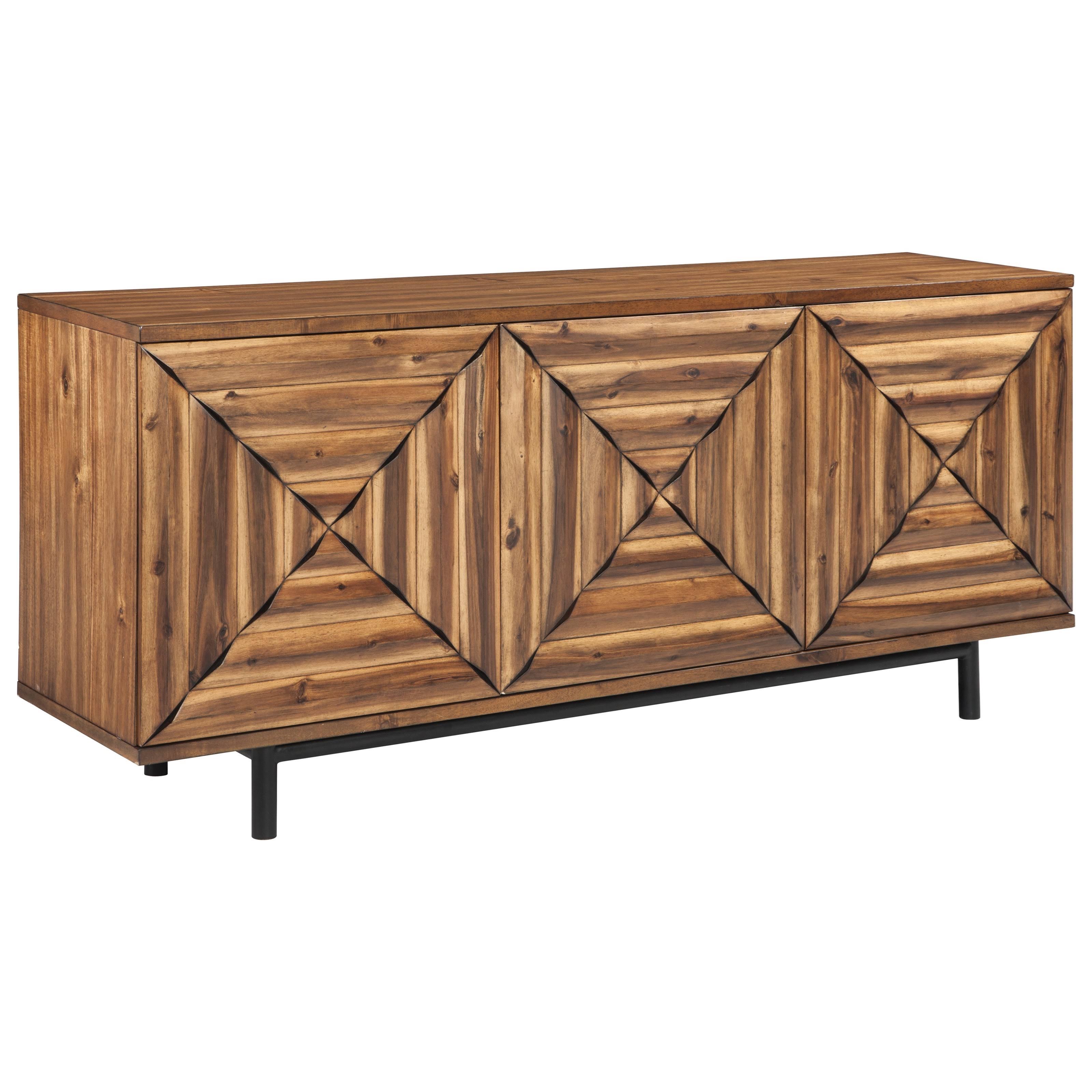 Ashley Fair Ridge Accent Cabinet Brown