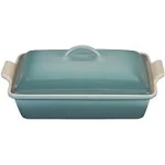 Le Creuset 4 qt. Rectangular Heritage Covered Casserole | Sea Salt