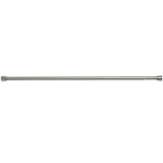 iDesign Forma Metal Tension, Adjustable Customizable Curtain Rod for Bathtub,