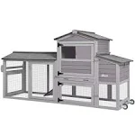 Aivituvin AIR61 Mobile Tractor Chicken Coop, 2 to 3 Chicken Capacity