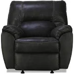 Signature Design by Ashley Tambo Manual Rocker Recliner in Pewter