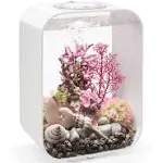 biOrb Life 15 Aquarium with Standard Light - 4 Gallon ,White