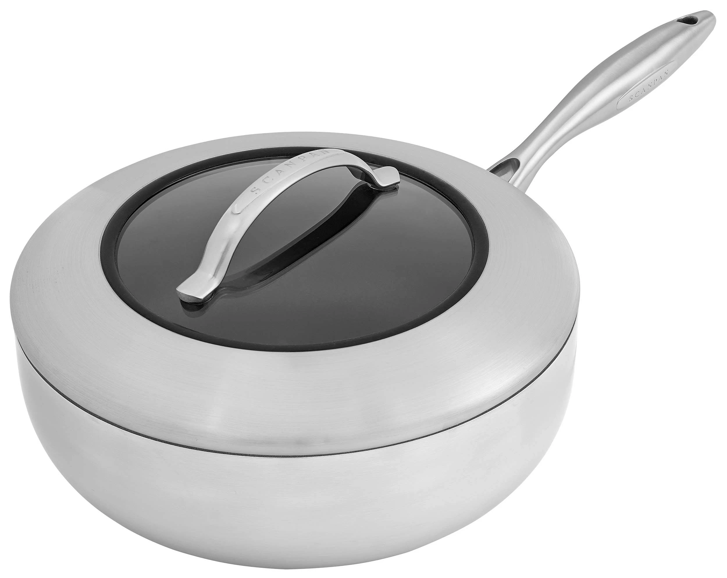 Scanpan - 65082600 CTX Covered Deep Sautè Pan, 4 Quart, Silver