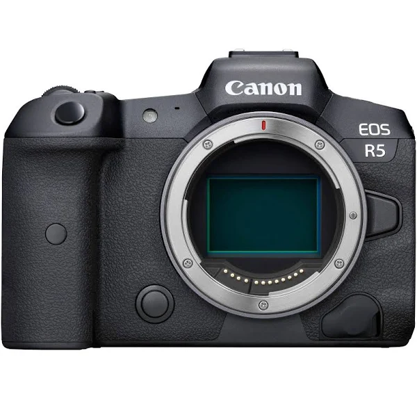 Canon EOS R5 Full-Frame Mirrorless Camera - 8K Video, 45 Megapixel Full-Frame CMOS Sensor, DIGIC X Image Processor, Up to 12 fps Mechanical Shutter (Body Only)