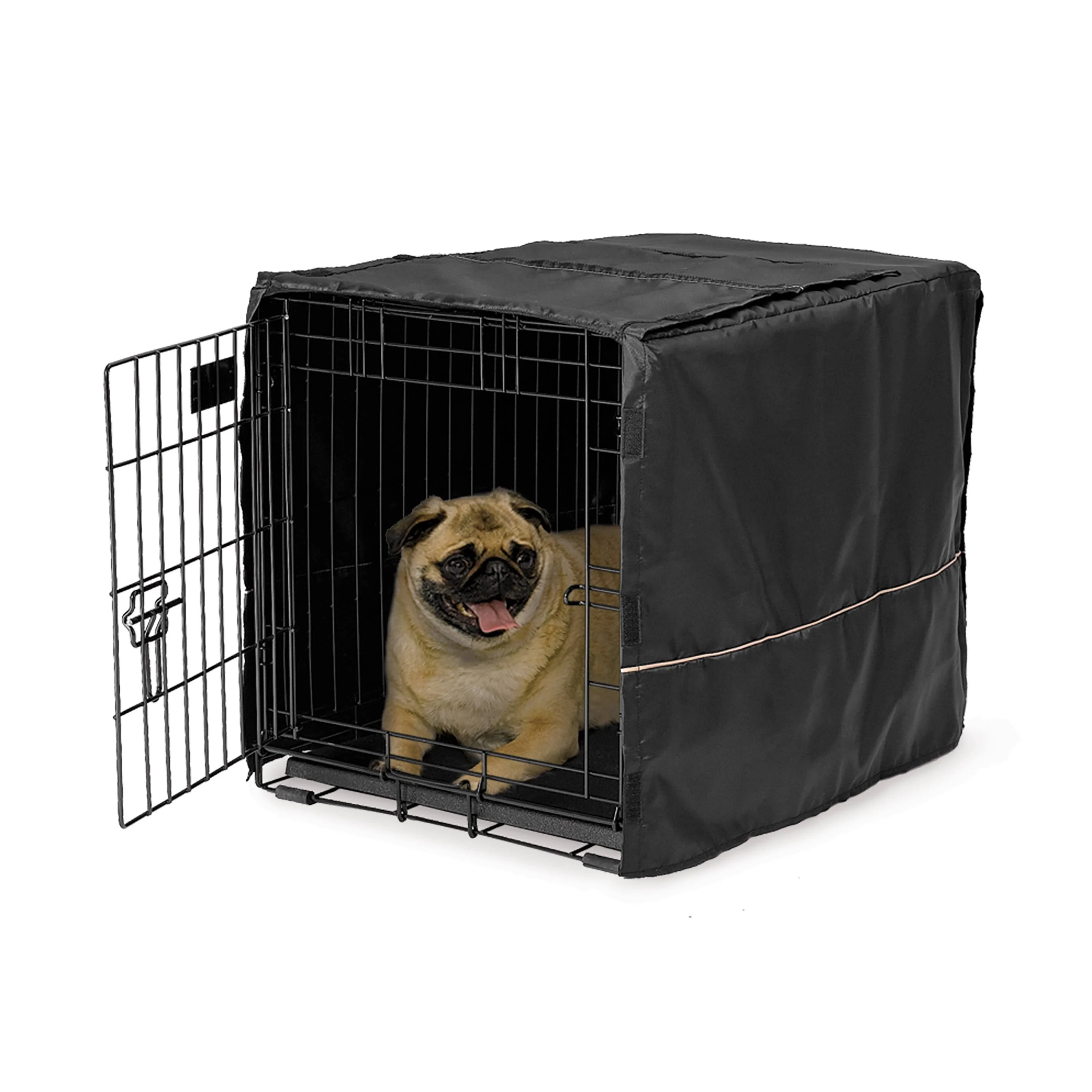 Midwest Quiet Time Crate Cover, Black