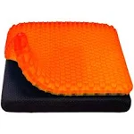 OMCOZY Gel Seat Cushion, Cooling Seat Cushion Thick Big Breathable Honeycomb Design Absorbs Pressure Points Seat Cushion with Non-Slip Cover Gel