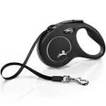 Flexi New Classic Large Retractable 16 ft Tape Leash, Black