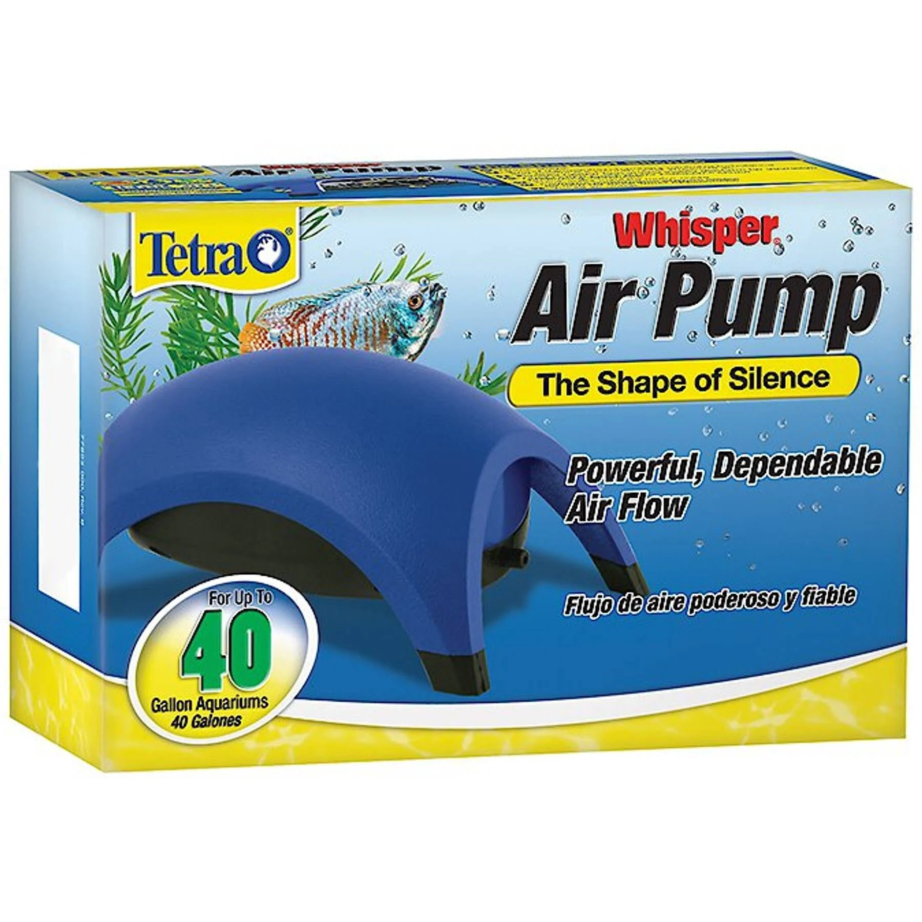 Tetra Whisper Aquarium Air Pump 40 Gal