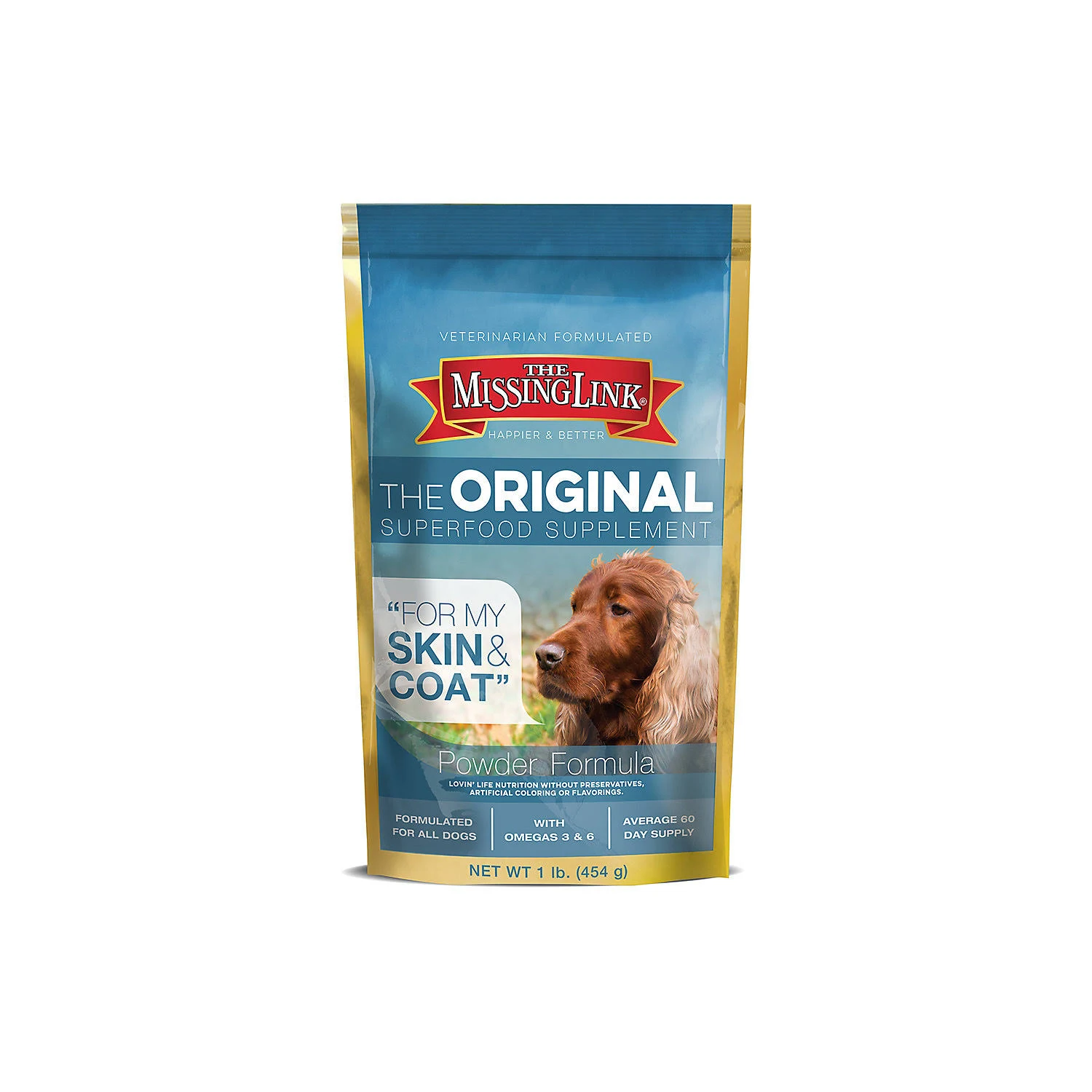 Missing Link - Original Skin & Coat Superfood Supplement for Dogs 1lb