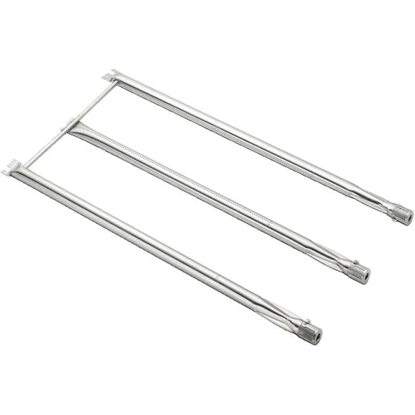 Burner Tube Set Replace for Weber 7508, Genesis Silver B & C, Gold B & C, Spirit E-310 E-320 S-310 S-320 (Side Control), Spirit 700, Weber 900 Grills, 304 Stainless Steel Grill Burner Tube Kit