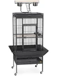 Prevue Hendryx Signature Series Large Bird Cage; Black