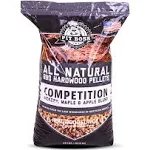 100% All-Natural Hardwood Competition Blend BBQ Grilling Pellets, 40 Pound Bag