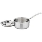 Conair-Cuisinart MultiClad Professional Stainless Steel 1.5 qt Saucepan with Cover