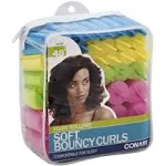 Conair Soft, Bouncy Curls Foam Rollers 48 Foam Rollers