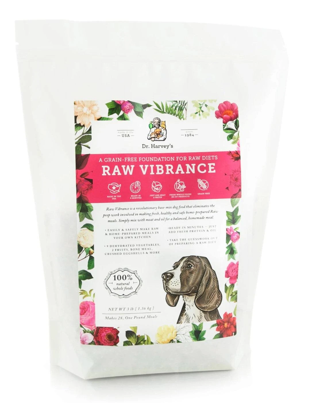 Dr. Harvey's Grain-Free Dog Food Pre-Mix - Raw Vibrance 5.5 oz