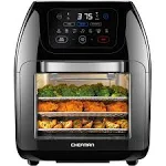 Black 10L Multifunction Digital Air Fryer CHEFMAN (a)