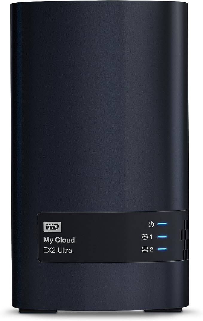 Western Digital 4TB My Cloud EX2 Ultra Network Attached Storage - NAS - WDBVBZ0040JCH-NESN