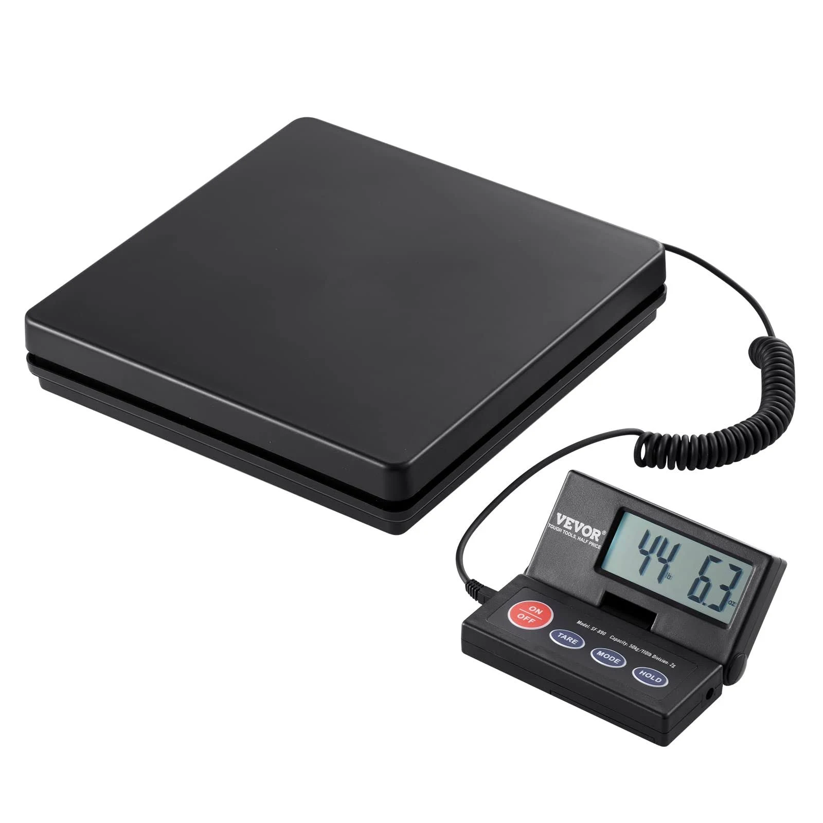 Shipping Scale Digital Postal Scale 110 lbs x 0.07 oz. AC/DC Package LCD